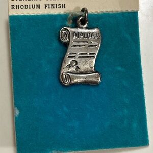 Vintage Sterling Silver Charm/Pendant • Diploma